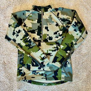 Kuiu StrongFleece Hybrid 210 Zip-T in Verde